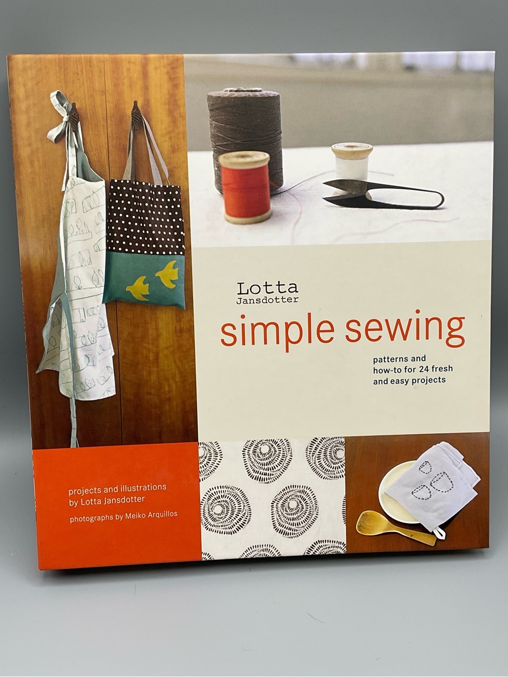 Lotta Jansdotter Simple Sewing Hardcover Book Patterns & How-To 24 Projects